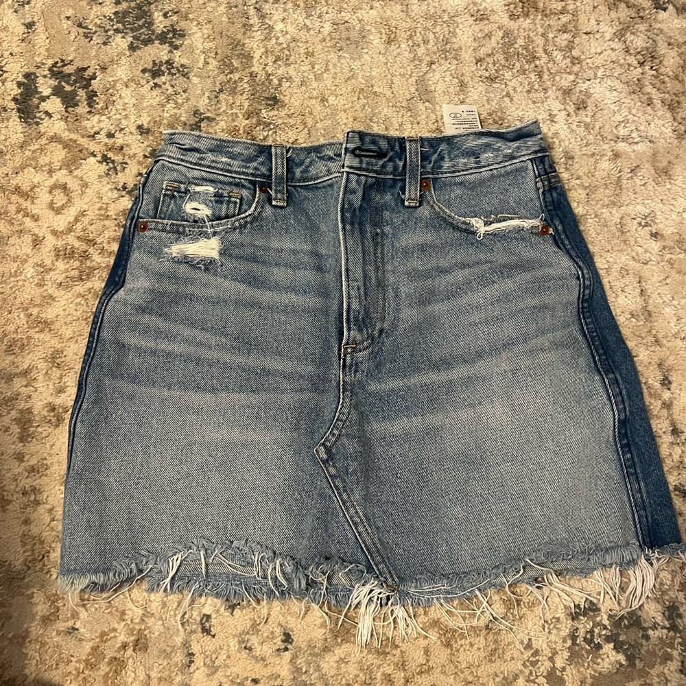 Abercrombie high waist Jean skirt
